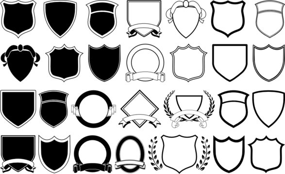 Logo Elements - Various shields and crests