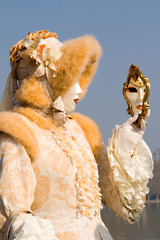 Venetian carnival costume