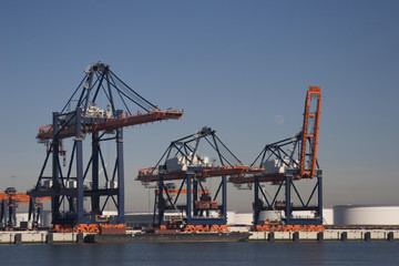 Fototapeta premium containerterminal