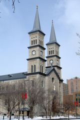 Obraz premium Twin Steeples