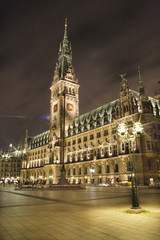 Obraz premium Rathaus Hamburg