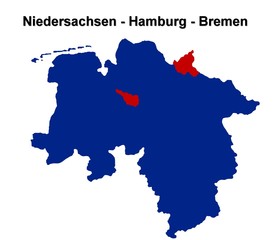 Niedersachsen, Hamburg - Bremen © mrr