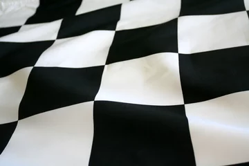 Fototapete Motorsport Checkered Race Flag  © Rob