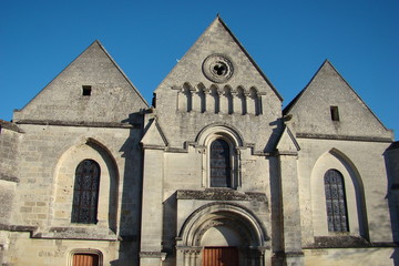 Obraz premium Eglise de Coucy-le-Chateau,Aisne,Picardie