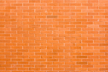 Modern red brick wall useful for backgrounds.