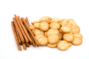 snacks studio isolated over white