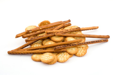 snacks studio isolated over white