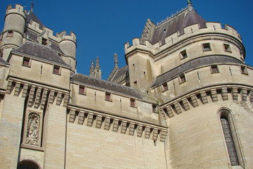 Fototapeta na wymiar Chateau de Pierrefonds,Oise,Picardie