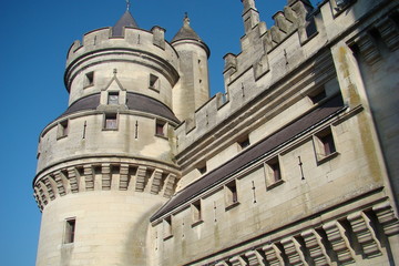 Fototapeta na wymiar Chateau de Pierrefonds,Oise,Picardie