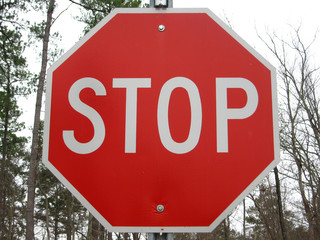 Stop sign