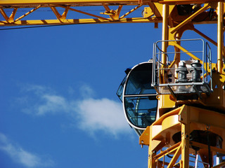 Fototapeta premium Closeup Crane Cab 2