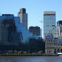 modern London skyline