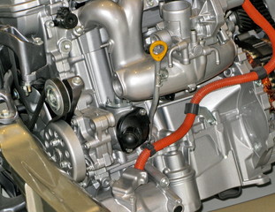 Intérieur de moteur automobile