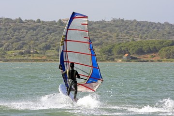 Windsurfing in Portugal