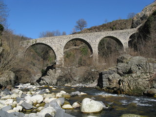 Fototapeta na wymiar pont romain