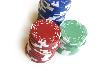 Chips in different colors