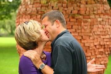 kissing couple