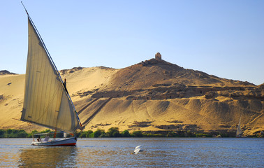 Fototapeta na wymiar Nil w Egipcie