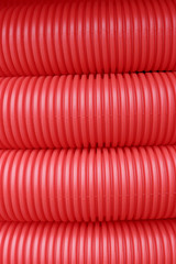 it is a macro of a plastic pipe