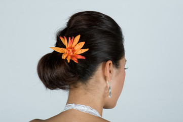 Fototapeta premium flower in the hair