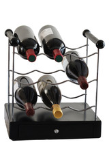 Wine storage unit isolated on wite