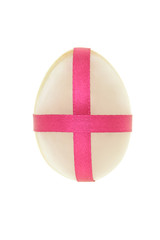 Decorated egg shaped semi precious stone for Easter 