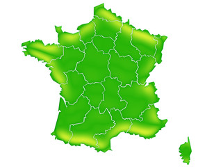 Carte France Ecolo