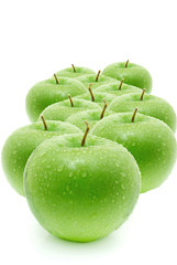 green row