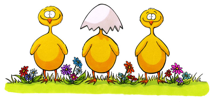 Drei kleine Oster-K&uuml;ken