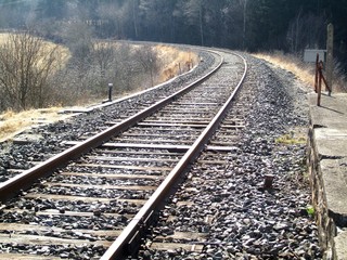 Fototapeta premium rails