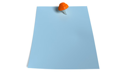 blue pinned note