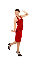 fashionable young teenager