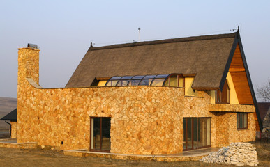 New house in Poland. Beautiful residential architecture.