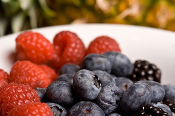 fresh ripe colorful fruit a very healthy snack