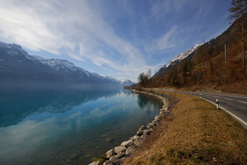 Naklejka premium Route et perspective