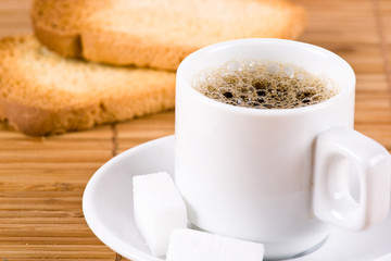 Café et petit déjeuner