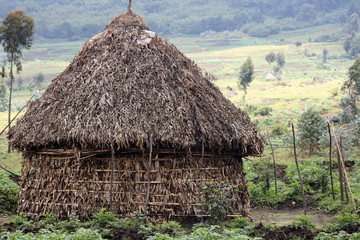 Choza africana - Ruanda