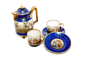 China porcelain saucer.