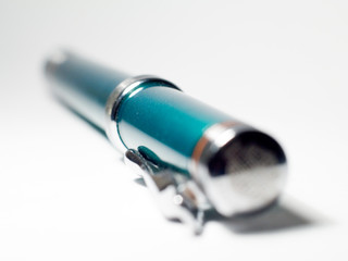 Green ink pen
