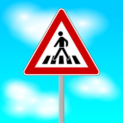 verkehrszeichen fussgängerüberweg