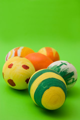 colored easter eggs