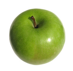 Green apple isolated on white