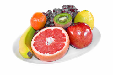 Naklejka na ściany i meble Fresh Organic Fruit Plate