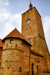Obraz premium Weisser Turm, White Tower - Nurnberg, Germany