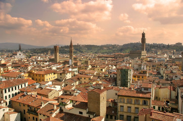 Fototapeta na wymiar Wieczór Florencja.