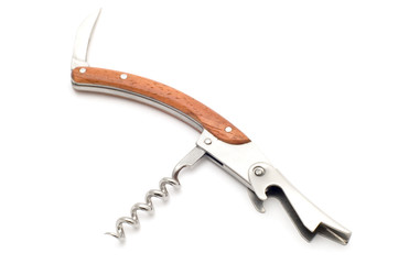 object on white: tools - fold corkscrew