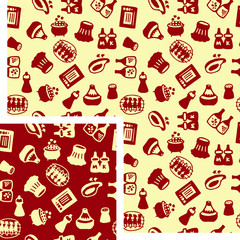 seamless patterns - cooking