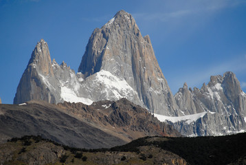 Mount Fitz Roy from El Chalten. Pataginia, Argentina..