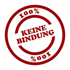 	stempel keine bindung