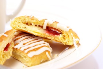 Danish and cappuccino